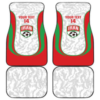 Iran Football Custom Car Mats Come On Team Melli Cheetah - Wonder Print Shop