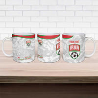 Iran Football Custom Ceramic Mug Come On Team Melli Cheetah - Wonder Print Shop