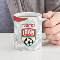 Iran Football Custom Ceramic Mug Come On Team Melli Cheetah - Wonder Print Shop