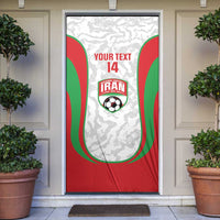 Iran Football Custom Door Cover Come On Team Melli Cheetah - Wonder Print Shop