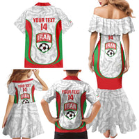 Iran Football Custom Family Matching Mermaid Dress and Hawaiian Shirt Come On Team Melli Cheetah - Wonder Print Shop