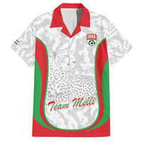 Iran Football Custom Family Matching Off Shoulder Short Dress and Hawaiian Shirt Come On Team Melli Cheetah - Wonder Print Shop