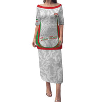 Iran Football Custom Family Matching Puletasi and Hawaiian Shirt Come On Team Melli Cheetah - Wonder Print Shop