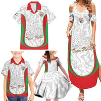 Iran Football Custom Family Matching Summer Maxi Dress and Hawaiian Shirt Come On Team Melli Cheetah - Wonder Print Shop