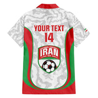 Iran Football Custom Family Matching Tank Maxi Dress and Hawaiian Shirt Come On Team Melli Cheetah - Wonder Print Shop