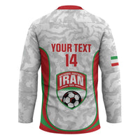 Iran Football Custom Hockey Jersey Come On Team Melli Cheetah - Wonder Print Shop