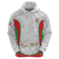 Iran Football Custom Hoodie Come On Team Melli Cheetah - Wonder Print Shop