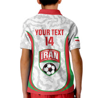 Iran Football Custom Kid Polo Shirt Come On Team Melli Cheetah - Wonder Print Shop