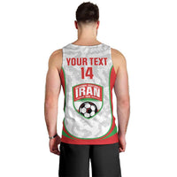 Iran Football Custom Men Tank Top Come On Team Melli Cheetah - Wonder Print Shop