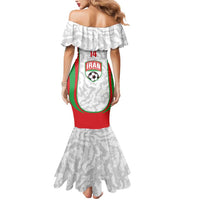 Iran Football Custom Mermaid Dress Come On Team Melli Cheetah - Wonder Print Shop