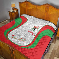 Iran Football Custom Quilt Come On Team Melli Cheetah - Wonder Print Shop