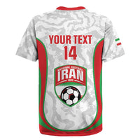 Iran Football Custom Rugby Jersey Come On Team Melli Cheetah - Wonder Print Shop