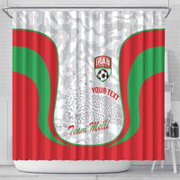Iran Football Custom Shower Curtain Come On Team Melli Cheetah - Wonder Print Shop