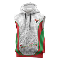 Iran Football Custom Sleeveless Hoodie Come On Team Melli Cheetah - Wonder Print Shop