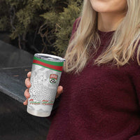 Iran Football Custom Tumbler Cup Come On Team Melli Cheetah - Wonder Print Shop