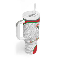 Iran Football Custom Tumbler With Handle Come On Team Melli Cheetah - Wonder Print Shop