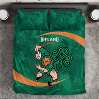 Ireland Rugby Sevens Bedding Set Go Champions Irish Shamrock - Wonder Print Shop