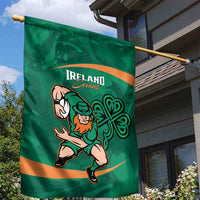 Ireland Rugby Sevens Garden Flag Go Champions Irish Shamrock - Wonder Print Shop