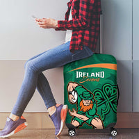 Ireland Rugby Sevens Luggage Cover Go Champions Irish Shamrock - Wonder Print Shop