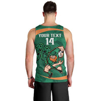 Custom Ireland Rugby Sevens Men Tank Top Go Champions Irish Shamrock - Wonder Print Shop