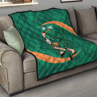 Ireland Rugby Sevens Quilt Go Champions Irish Shamrock - Wonder Print Shop