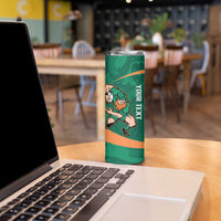 Personalised Ireland Rugby Sevens Skinny Tumbler Go Champions Irish Shamrock - Wonder Print Shop