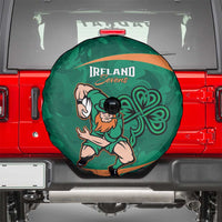 Ireland Rugby Sevens Spare Tire Cover Go Champions Irish Shamrock - Wonder Print Shop