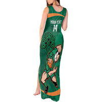 Custom Ireland Rugby Sevens Tank Maxi Dress Go Champions Irish Shamrock - Wonder Print Shop