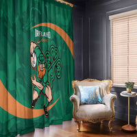Ireland Rugby Sevens Window Curtain Go Champions Irish Shamrock - Wonder Print Shop