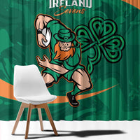 Ireland Rugby Sevens Window Curtain Go Champions Irish Shamrock - Wonder Print Shop