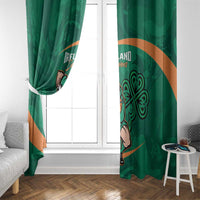 Ireland Rugby Sevens Window Curtain Go Champions Irish Shamrock - Wonder Print Shop