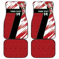 Custom Kenya Rugby Sevens Car Mats Go Champions African Pattern - Wonder Print Shop