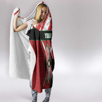 Custom Kenya Rugby Sevens Hooded Blanket Go Champions African Pattern