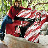 Custom Kenya Rugby Sevens Quilt Go Champions African Pattern - Wonder Print Shop