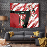 Custom Kenya Rugby Sevens Tapestry Go Champions African Pattern - Wonder Print Shop