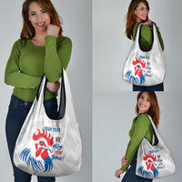 Custom France Rugby 2025 Grocery Bag Allez Les Bleus!