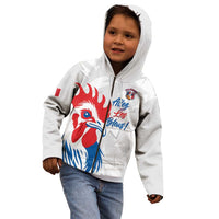 Custom France Rugby 2025 Kid Hoodie Allez Les Bleus!