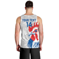 Custom France Rugby 2025 Men Tank Top Allez Les Bleus!