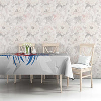 Custom France Rugby 2025 Tablecloth Allez Les Bleus!