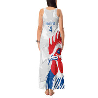 Custom France Rugby 2025 Tank Maxi Dress Allez Les Bleus!