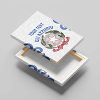 Custom Italy Rugby 2025 Canvas Wall Art Come on Gli Azzurri!