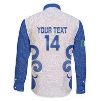 Custom Italy Rugby 2025 Family Matching Short Sleeve Bodycon Dress and Hawaiian Shirt Come on Gli Azzurri!