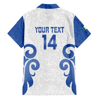 Custom Italy Rugby 2025 Family Matching Tank Maxi Dress and Hawaiian Shirt Come on Gli Azzurri!