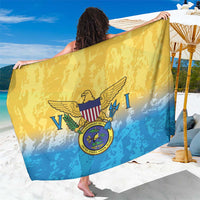 US Virgin Islands Sarong Coat Of Arms Grunge Style