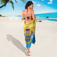 US Virgin Islands Sarong Coat Of Arms Grunge Style