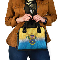 US Virgin Islands Shoulder Handbag Coat Of Arms Grunge Style