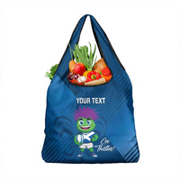 Custom Scotland Rugby 2025 Grocery Bag Funny Thistle Mascot Go Scottish!