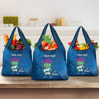 Custom Scotland Rugby 2025 Grocery Bag Funny Thistle Mascot Go Scottish!