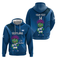 Custom Scotland Rugby 2025 Hoodie Funny Thistle Mascot Go Scottish!