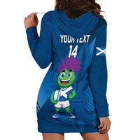Custom Scotland Rugby 2025 Hoodie Dress Funny Thistle Mascot Go Scottish!